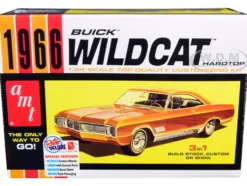 Skill 2 Model Kit 1966 Buick Wildcat Hardtop 3 in 1 Kit 1/25 Scale Model AMT AMT1175