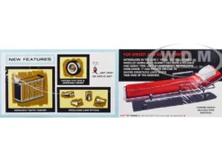 Skill 2 Model Kit 1959 Cadillac Ambulance with Gurney Accessory 1/25 Scale Model by AMT AMT1395