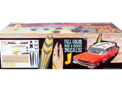 Skill 2 Model Kit 1959 Cadillac Ambulance Surf Shark 1/25 Scale Models AMT AMT1242