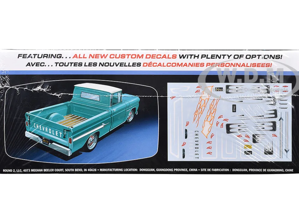 Skill 2 Model Kit 1960 Chevrolet Apache Pickup Truck "Kustom Kruisers" 1/25 Scale Model by AMT