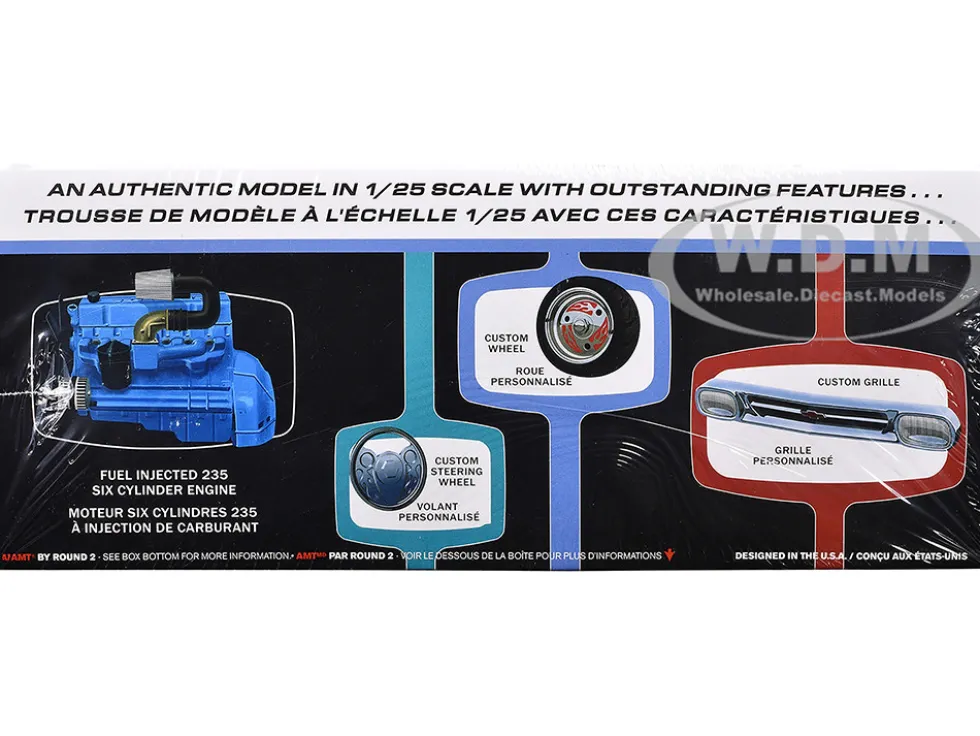 Skill 2 Model Kit 1960 Chevrolet Apache Pickup Truck "Kustom Kruisers" 1/25 Scale Model by AMT