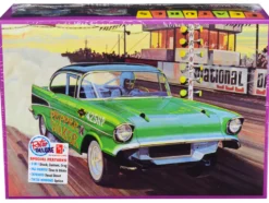 Skill 2 Model Kit 1957 Chevrolet Bel Air Pepper Shaker 3 in 1 Kit 1/25 Scale Model AMT AMT1360