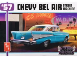 Skill 2 Model Kit 1957 Chevrolet Bel Air Street Machine "Kustom Kruisers" 1/25 Scale Model by AMT