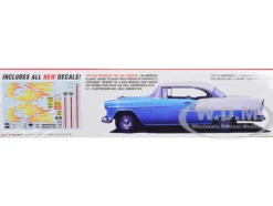 Skill 3 Model Kit 1955 Chevrolet Bel Air Hardtop 1/16 Scale Model AMT AMT1452
