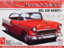 Skill 3 Model Kit 1955 Chevrolet Bel Air Hardtop 1/16 Scale Model AMT AMT1452