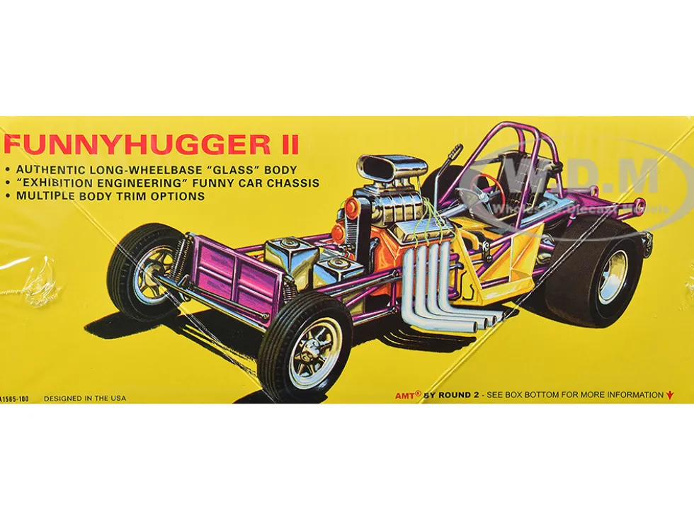 Skill 2 Model Kit Chevrolet Camaro Funny Car "Funny Hugger II" 1/25 Scale Model by AMT