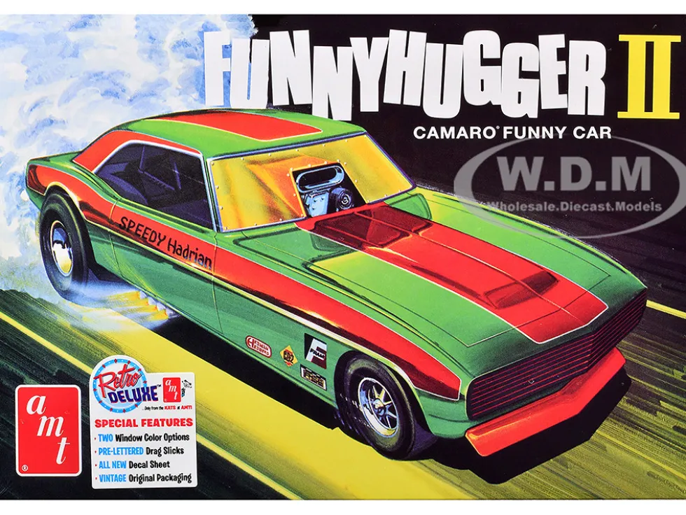Skill 2 Model Kit Chevrolet Camaro Funny Car "Funny Hugger II" 1/25 Scale Model by AMT