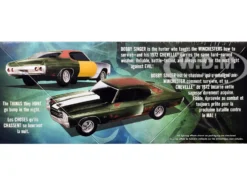 Skill 2 Model Kit 1972 Chevrolet Chevelle SS "Supernatural" (2005-2020) TV Series 1/25 Scale Model by AMT