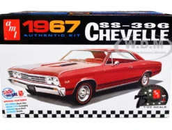 Skill 2 Model Kit 1967 Chevrolet Chevelle SS 396 AMT Celebrating 75 Years 1/25 Scale Model AMT AMT1388