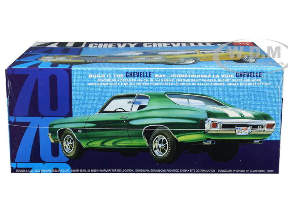 Skill 2 Model Kit 1970 Chevrolet Chevelle SS 1/25 Scale Model AMT AMT1143 M