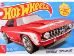 Skill 2 Model Kit 1969 Chevrolet COPO Camaro "Hot Wheels" 1/25 Scale Model by AMT