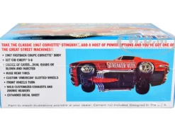 Skill 2 Model Kit 1967 Chevrolet Corvette Stingray Streaker Vette The Great Street Machines Series 1/25 Scale Model Car MPC MPC973