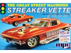 Skill 2 Model Kit 1967 Chevrolet Corvette Stingray Streaker Vette The Great Street Machines Series 1/25 Scale Model Car MPC MPC973
