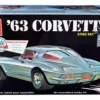 Skill 2 Model Kit 1963 Chevrolet Corvette Stingray 1/25 Scale Model AMT AMT861