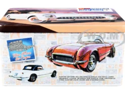 Skill 2 Model Kit 1953 Chevrolet Corvette USPS United States Postal Service Themed Collectible Tin 1/25 Scale Model AMT AMT1244