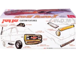 Skill 2 Model Kit Chevrolet Custom Van Foxy Box 1/25 Scale Model AMT AMT1265