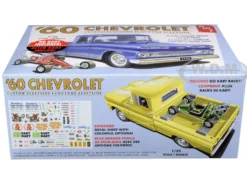 Skill 2 Model Kit 1960 Chevrolet Custom Fleetside Pickup Truck Go Kart 1/25 Scale Model AMT AMT1063 M