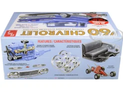 Skill 2 Model Kit 1960 Chevrolet Custom Fleetside Pickup Truck Go Kart 1/25 Scale Model AMT AMT1063 M