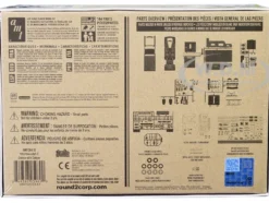 Skill 2 Model Kit 1965 Chevrolet El Camino with Camper 3 in 1 Kit 1/25 Scale Model AMT AMT1364