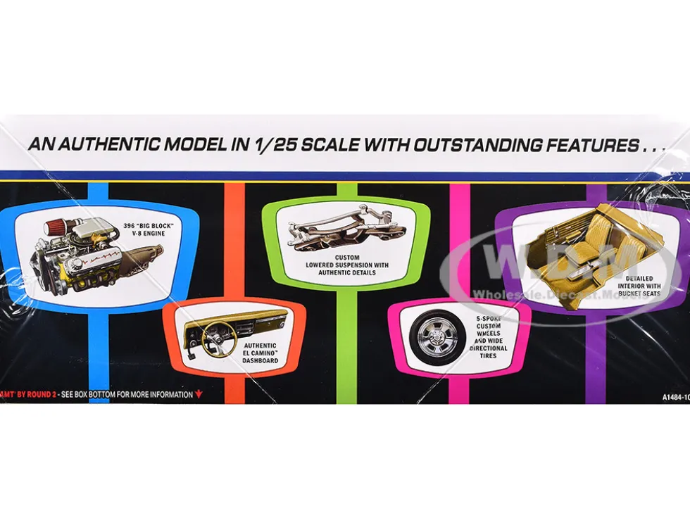 Skill 2 Model Kit 1968 Chevrolet El Camino Street Machine 1/25 Scale Model by AMT