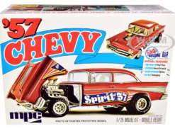 Skill 2 Model Kit 1957 Chevrolet Gasser Flip Nose Spirit of 57 1/25 Scale Model MPC MPC904