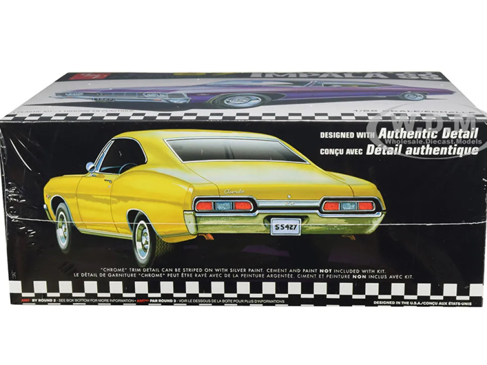 Skill 2 Model Kit 1967 Chevrolet Impala SS 1/25 Scale Model AMT AMT981 M