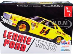 Skill 2 Model Kit 1974 Chevrolet Malibu Stock Car #54 Lennie Pond 1/25 Scale Model AMT AMT1352