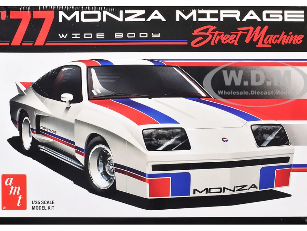 Skill 2 Model Kit 1977 Chevrolet Monza Mirage Wide Body "Street Machine" 1/25 Scale Model by AMT