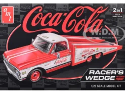 Skill 2 Model Kit 1972 Chevrolet Pickup Truck "Racer's Wedge" 2-in-1 Kit "Coca-Cola" 1/25 Scale Model by AMT