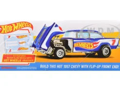 Skill 2 Model Kit 1957 Chevrolet Sedan Flip-Nose "Hot Wheels" 1/25 Scale Model by MPC