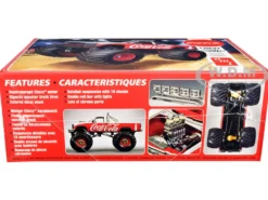 Skill 2 Model Kit Chevrolet Silverado Monster Truck Coca Cola 1/25 Scale Model AMT AMT1184 M