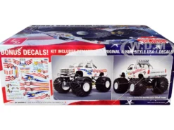 Skill 2 Model Kit Chevrolet Silverado USA-1 Monster Truck 1/25 Scale Model AMT AMT1252