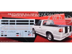 Skill 2 Model Kit 1999 Chevrolet S-10 Xtreme Pickup Truck 1/25 Scale Model by AMT