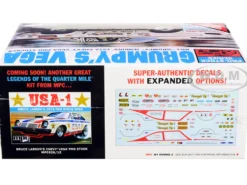 Skill 2 Model Kit 1972 Chevrolet Vega Pro Stock Bill Grumpy Jenkins Legends of the Quarter Mile 1/25 Scale Model MPC MPC877