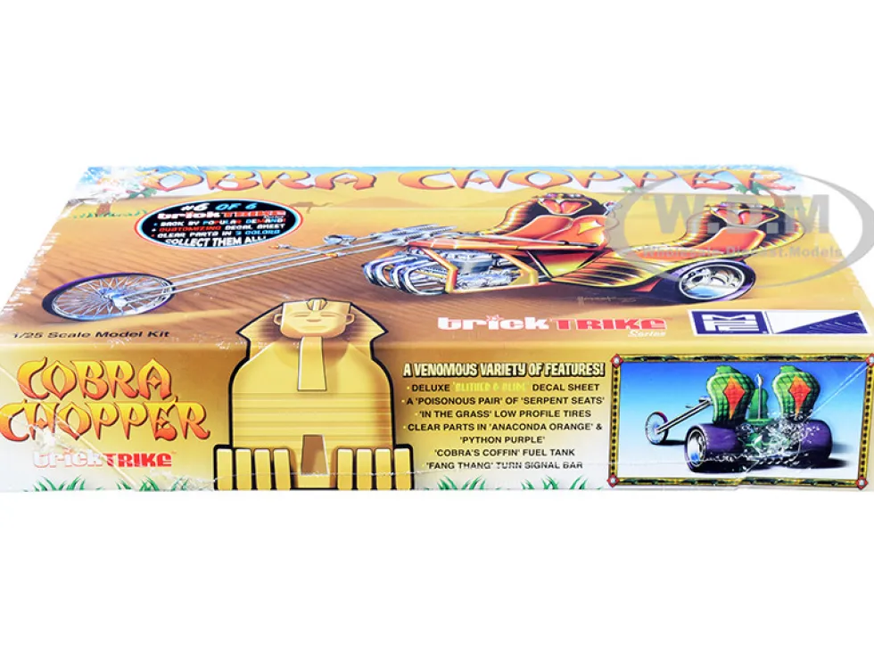 Skill 2 Model Kit Cobra Chopper Trick Trikes Series 1/25 Scale Model MPC MPC896