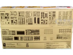 Skill 3 Model Kit Construction Bulldozer Lowboy Trailer Set of 2 pieces 1/25 Scale Model AMT AMT1218