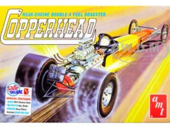 Skill 2 Model Kit 1934 Copperhead Rear-Engine Double A Fuel Dragster 1/25 Scale Model AMT AMT1282