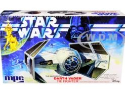 Skill 2 Model Kit Darth Vader's Tie Fighter Star Wars Episode IV A New Hope 1977 Movie MPC MPC952