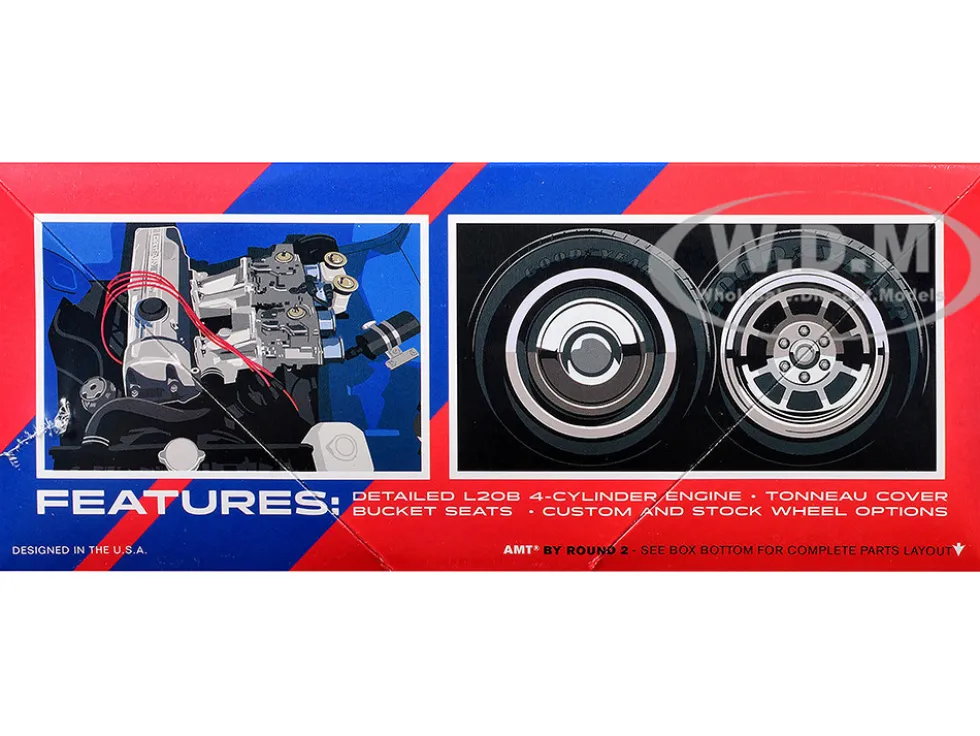 Skill 2 Model Kit 1975 Datsun Pickup Truck "BRE" 1/25 Scale Model by MPC