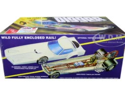 Skill 2 Model Kit Digger Dragster The Funny Fueler 1/25 Scale Model AMT AMT1154