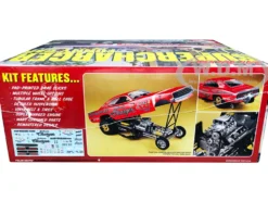 Skill 2 Model Kit 1969 Dodge Charger Funny Car Mr. Norm's Supercharger Legends of the Quarter Mile 1/25 Scale Model Polar Lights POL989