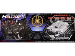Skill 2 Model Kit 2021 Dodge Charger Hellcat Redeye Widebody 1/25 Scale Model by AMT