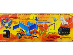 Skill 2 Model Kit 1968 Dodge Coronet Hardtop with Trailer 1/25 Scale Model by MPC