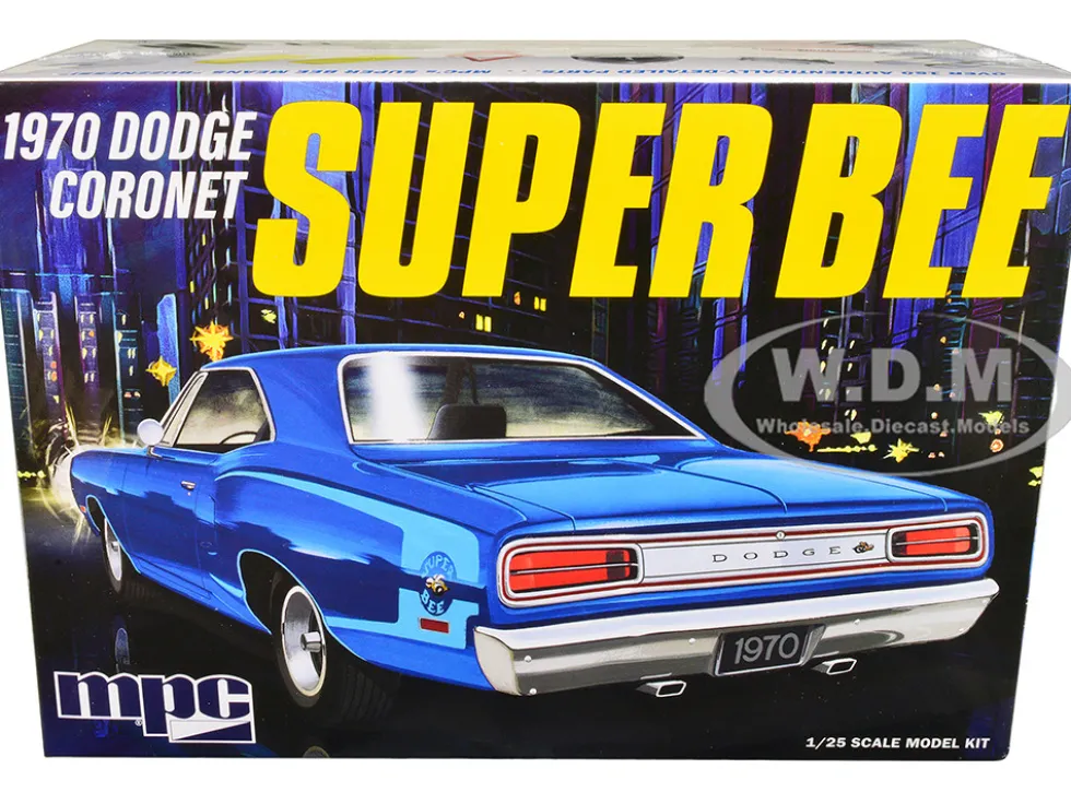 Skill 2 Model Kit 1970 Dodge Coronet Super Bee 1/25 Scale Model MPC MPC985