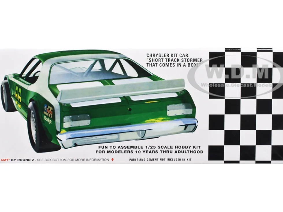 Skill 2 Model Kit Dodge Dart Sportsman Short Track "Kit Car" 1/25 Scale Model by AMT