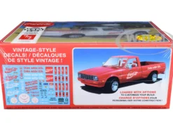 Skill 3 Model Kit 1980 Dodge Ram D-50 Pickup Truck Coca-Cola Four Bottle Crates 1/25 Scale Model AMT AMT1306M