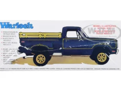 Skill 2 Model Kit 1977 Dodge Warlock Stepside Pickup Truck 1/25 Scale Model MPC MPC983M