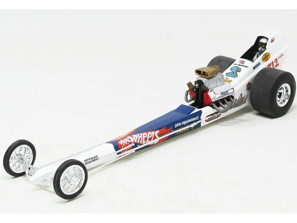 Skill 2 Model Kit Don the Snake Prudhomme's "AA" Fuel Front Engine Rail Dragster 1/24 Scale Model by Atlantis
