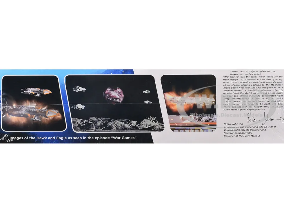 Skill 2 Model Kit Eagle and Hawk War Games Edition "Space: 1999" (1975-1977) TV Series 1/72 Scale Model by MPC