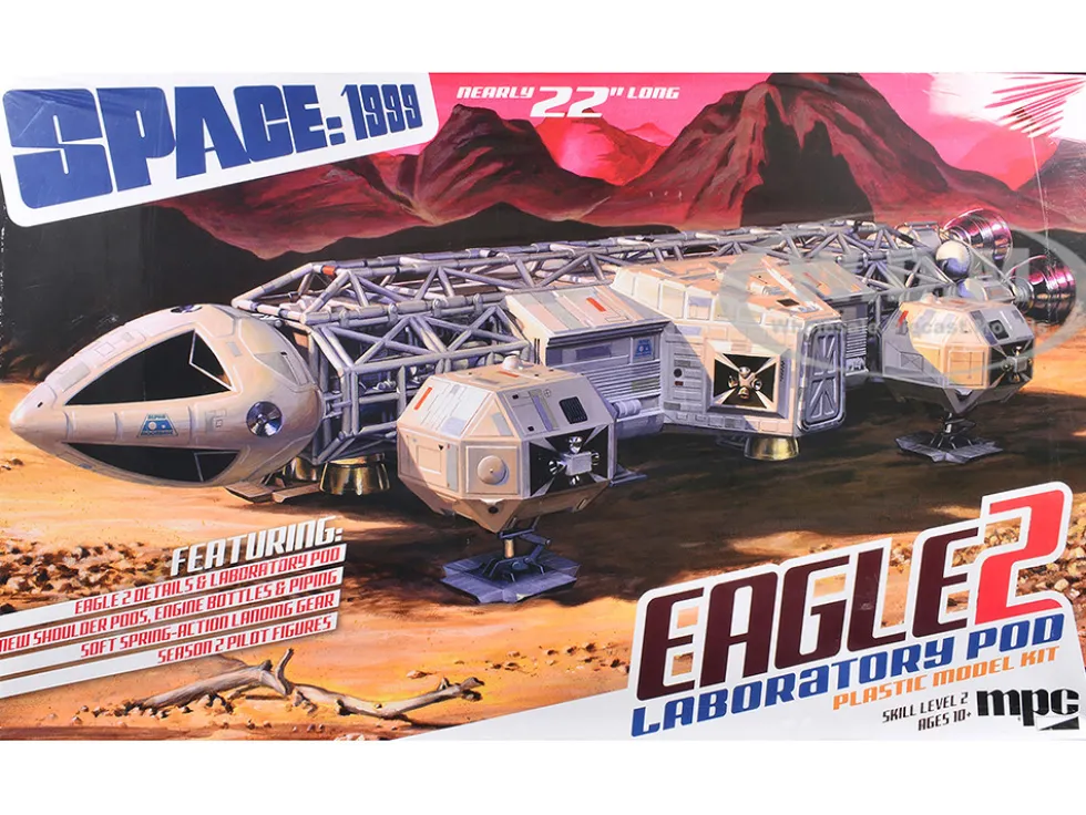 Skill 2 Model Kit Eagle 2 Laboratory Pod "Space: 1999" (1975-1977) TV Series 1/48 Scale Model by MPC